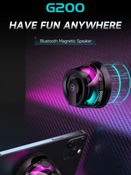 Edifier Portable Bluetooth Speaker HECATE G200 RGB Lighting Magnetic Speaker BT5.3 Mini Sound Box 7 Hours Playback Phone Holder
