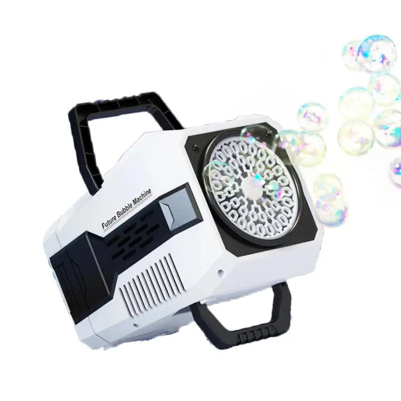 60 Holes Bubble Gun LED Light Electric Automatic Rocket Soap Bubble Machine Toys for Kids Outdoor Wedding Party Children's Gifts