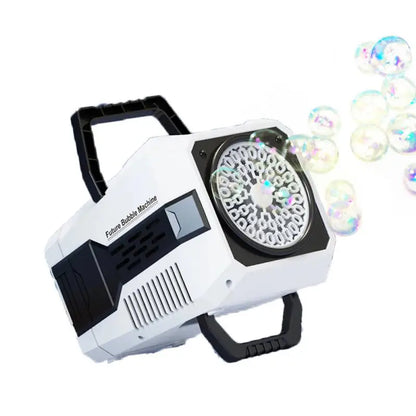 60 Holes Bubble Gun LED Light Electric Automatic Rocket Soap Bubble Machine Toys for Kids Outdoor Wedding Party Children's Gifts