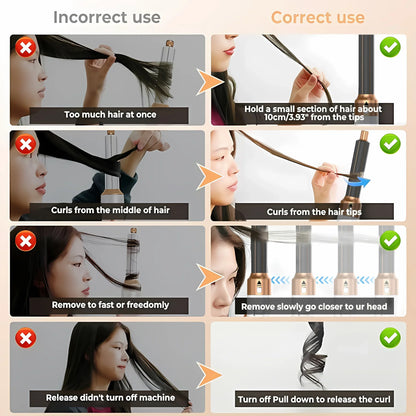New 5 in 1 Hair Dryer Hot Comb Set Professional Curling Iron Hair Straightener Styling Tool For Airwrap Hair Dryer 2025