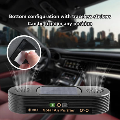 Small car air purifier, USB power cord, automatic operation, built-in deodorization chip, no consumables, no fan, silent.