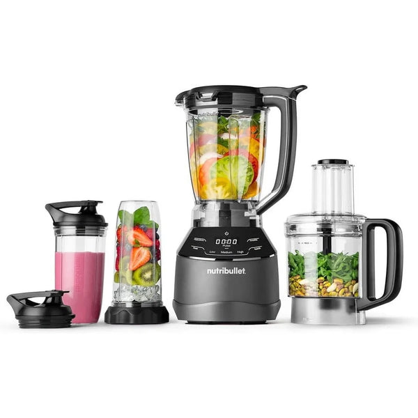 1500W Triple Prep System Blender Food Processor with Vessel Recognition Smoothie Maker 64oz Pitcher Durable Dishwasher Safe