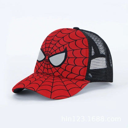 Marvel Anime Cartoon Spiderman Hulk Captain America Iron Man Snapback Cotton Baseball Cap Men Women Hip Hop Dad Mesh Hat