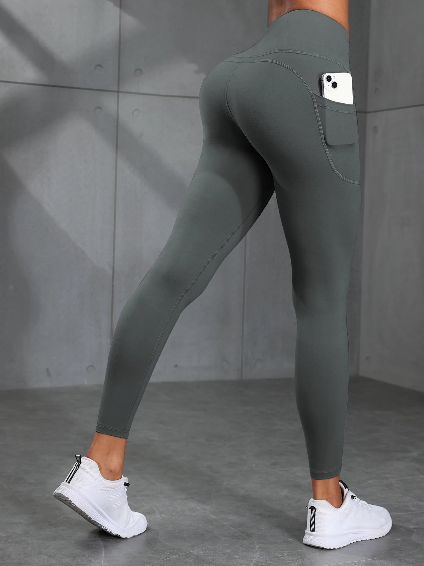 Women Camouflage Print High Waisted Sports Pocket Suitable For Running, Fitness, Yoga, Outdoor Adventure, Squat-Proof Leggings