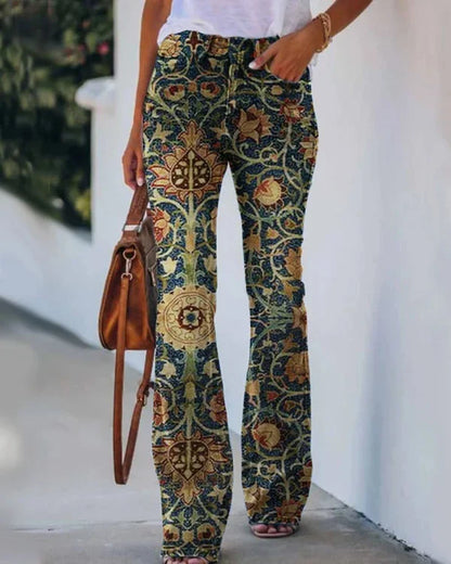 2025 New Plus Size Women's Casual Trousers Thin Style Jeans Women's Fashionable Elegant Design