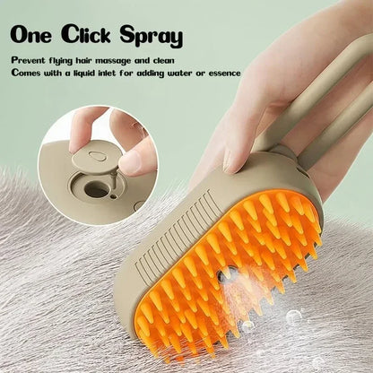 Steam Brush Scratcher for Cats Steam 3 in 1 Pet Brush Cat Steam Brush Comb Dog Brushes Electric Spray Cat Brushes Massage Comb