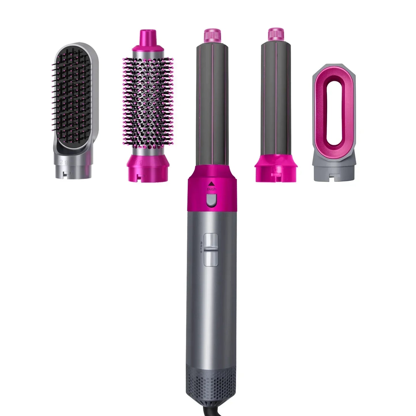 New 5 in 1 Hair Dryer Hot Comb Set Professional Curling Iron Hair Straightener Styling Tool For Airwrap Hair Dryer 2025