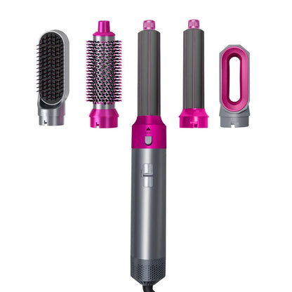 New 5 in 1 Hair Dryer Hot Comb Set Professional Curling Iron Hair Straightener Styling Tool For Airwrap Hair Dryer 2025
