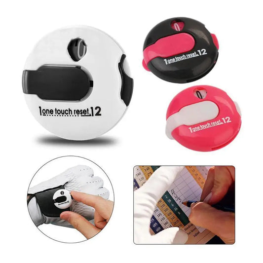 Golf Score Counter Portable Golf Stroke Counter with One Touch Reset Score Indicator Clip for Mini Golf Shot Outdoor Sports Golf