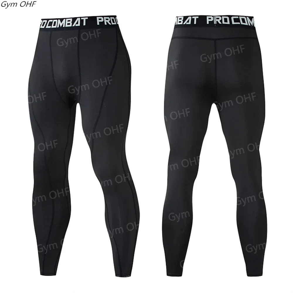 2025 New Mens Compression Pants Tights Cool Dry Leggings Sports Baselayer Running Tights Athletic Workout Active Shorts