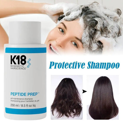 K18 Shampoo And Leave-in Molecular Repair Hair Mask Set 250ml Shampoo 1/2pcs 50ml Hair Mask Deep Cleansing Glossy Hair Care