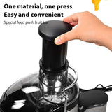 400W Juice Extractor, 22000RPM Motor with 3" Wide Chute for Whole Fruits/Vegetables, 2-Speed Juicer, Easy-Clean Design