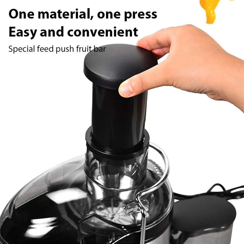 400W Juice Extractor, 22000RPM Motor with 3" Wide Chute for Whole Fruits/Vegetables, 2-Speed Juicer, Easy-Clean Design