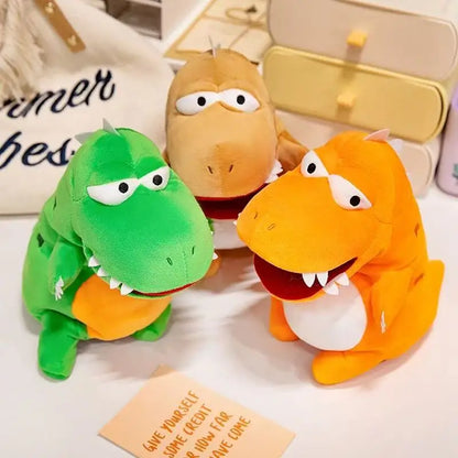 28 centimeter chubby dinosaur figurine stuffed plush toy figurine cartoon anime cute pillow fun children's birthday gift