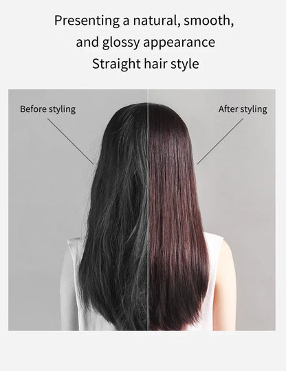 2 in 1 hair straightener professional hair loss and hair dryer heating hair flat iron negative ion iron long styling tool