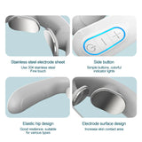 TENS Pulse Back Neck Massage Wireless Smart Sholder Cervical Massager Heating Relief  Pain Muscle Punch Beating Health