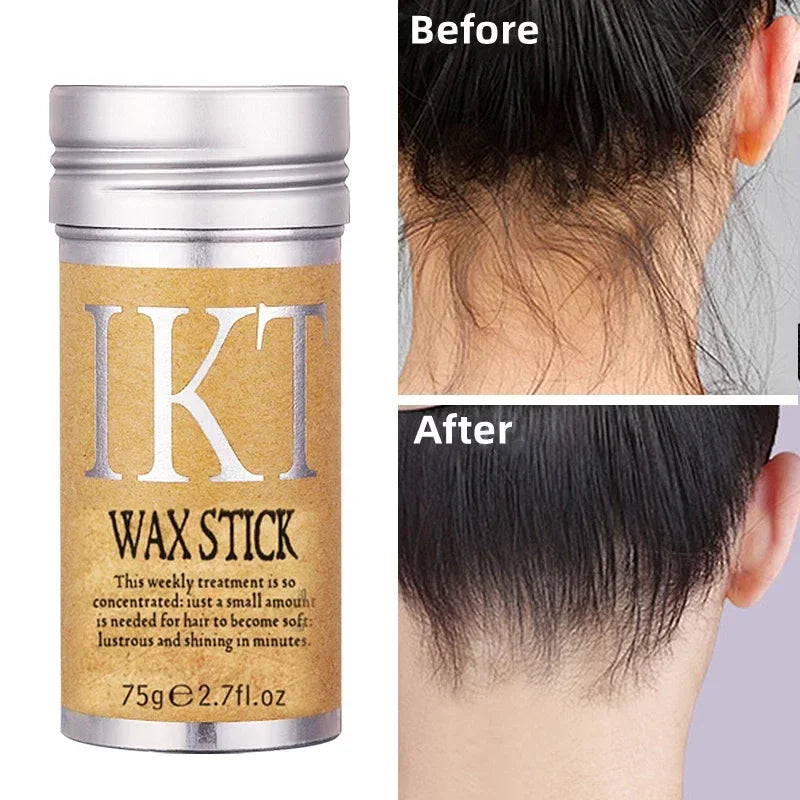 Hair Wax Stick Long Lasting Waterproof Portable Finishing Broken Hair Stick Hair Styling Tool