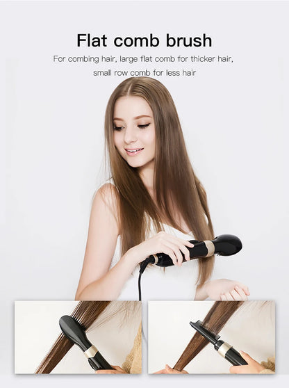 High Quality 4 in 1 Multi-Functional Beauty Equipment Hot Air bushr One Step Rotating Curling Blow Hair Brush Dryer
