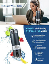 8000PPB Hydrogen Alkaline Drink Water Filter Hydrogen Ionized Water Machine Cup Hydrogen Generator Portable Water Ionizer Health