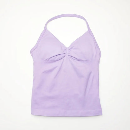 HGC Impact Longline Strappy Top Sports Yoga Vest Underwear Women's Fitness Top Gym Beautiful Back Bra Running Workout Halter