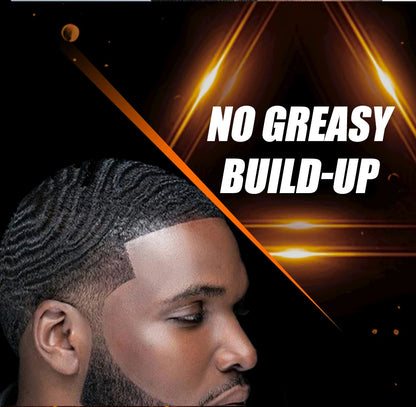 Deep Wave Control Pomade Shampoo Kit Biotin Prevent Hair Loss Edge Control Gel Sport Strong Hold Wave Hair Gel For African Men