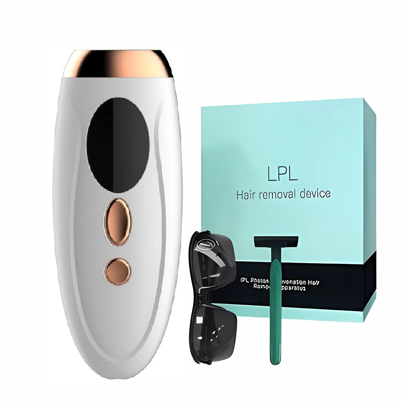 Portable IPL Laser Epilator 999999 Flashes - Painless, Permanent Hair Removal for Women’s Body and Bikini Line