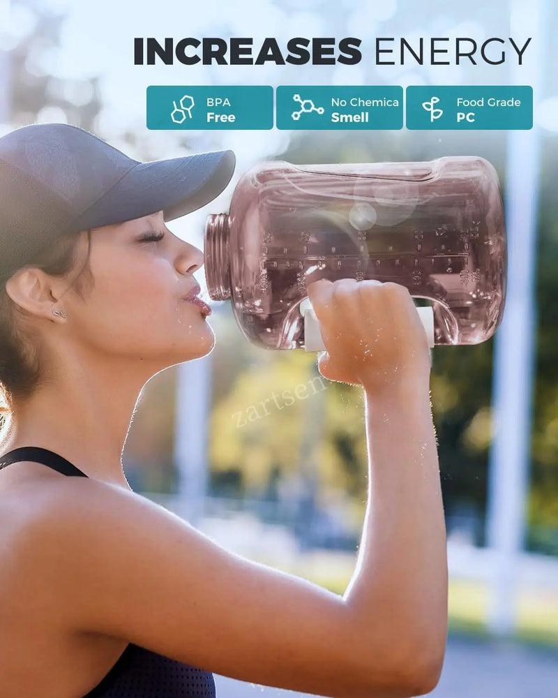 1.5L Portable Hydrogen Water Bottle – Rechargeable Sports Ionizer & Antioxidant Generator