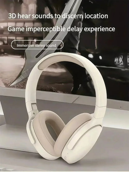 NEW Fashion Wireless Bluetooth Headphones Over Ear HIFI Stereo Headsets True Sports With Earphones TF/AUX Music Player with Mic