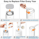 ALTHY Countertop Faucet Drinking Water Filter Purifier Ultrafiltration System, Reduces 99% , Chlorine, Heavy Metals,Odor