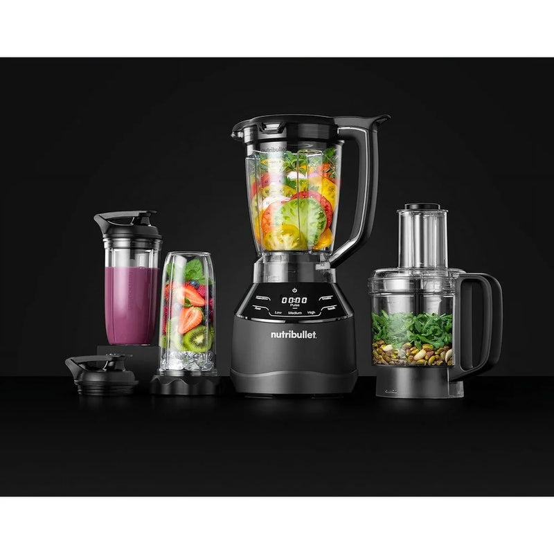 1500W Triple Prep System Blender Food Processor with Vessel Recognition Smoothie Maker 64oz Pitcher Durable Dishwasher Safe