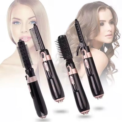 High Quality 4 in 1 Multi-Functional Beauty Equipment Hot Air bushr One Step Rotating Curling Blow Hair Brush Dryer