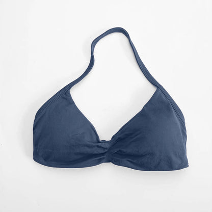 NCLAGEN Impact Strappy Bra Gym Top Women High Support Impact Thin Strap Halter Sports Seamless Bras Scrunch Workout Yoga Tank