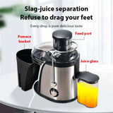 400W Juice Extractor, 22000RPM Motor with 3" Wide Chute for Whole Fruits/Vegetables, 2-Speed Juicer, Easy-Clean Design