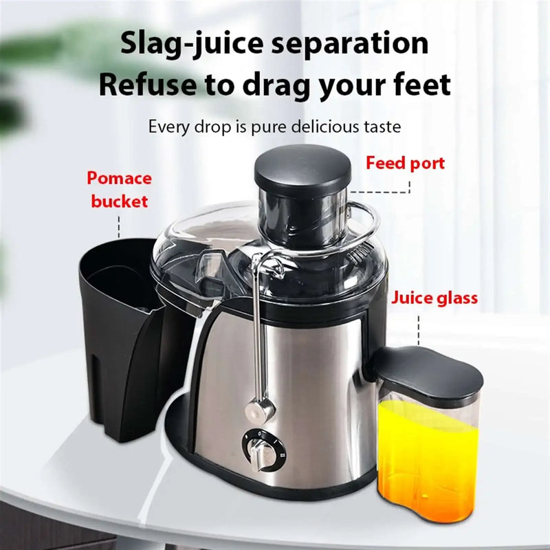 400W Juice Extractor, 22000RPM Motor with 3" Wide Chute for Whole Fruits/Vegetables, 2-Speed Juicer, Easy-Clean Design