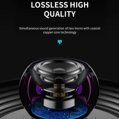 Metal Mini Wireless Bluetooth Speaker Hifi Portable Music Subwoofer Super Bass Stereo Column Mobile Phone Computer Music Player