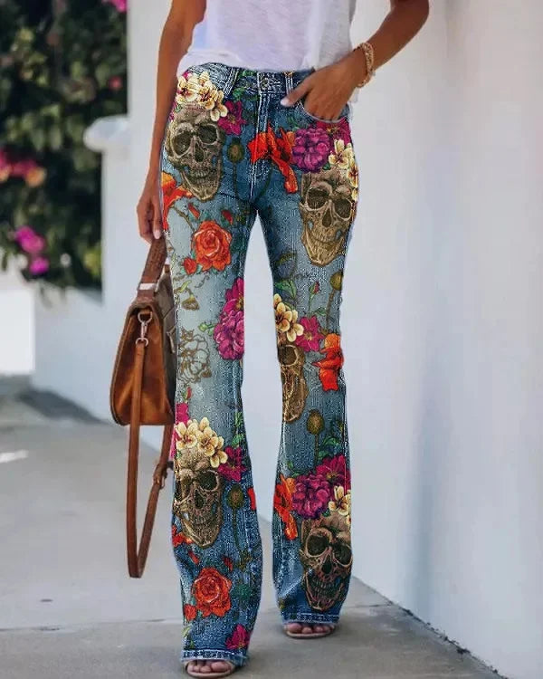 2025 New Women's Casual Trousers Thin Style Jeans Women's Fashionable Elegant Design