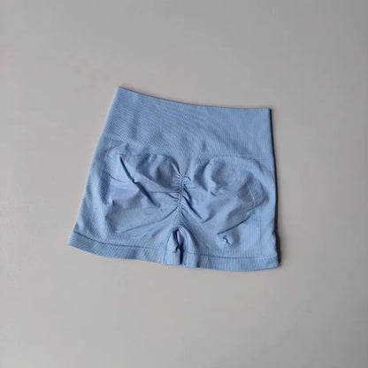 Women Yoga Shorts Fitness Shorts Breathable Sports Short Leggings High Waist Hip lift Workout Cycling Shorts Gym Running Shorts