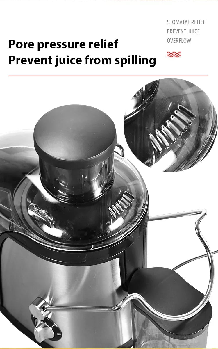 400W Juice Extractor, 22000RPM Motor with 3" Wide Chute for Whole Fruits/Vegetables, 2-Speed Juicer, Easy-Clean Design
