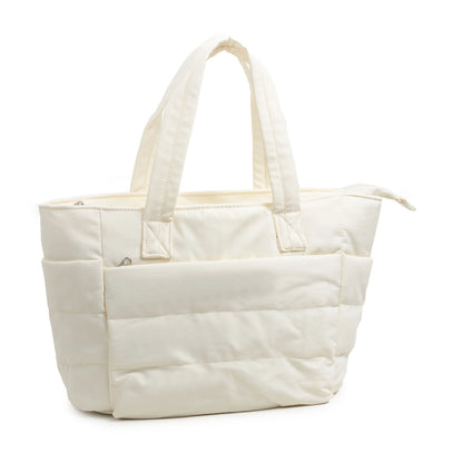 Puffer Tote Bag for Women Lightweight Down Cotton Padded Crossbody Bag Large Capacity Handbag Puffy Purse for Shopping Travel ﻿