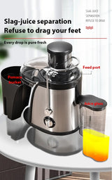 400W Juice Extractor, 22000RPM Motor with 3" Wide Chute for Whole Fruits/Vegetables, 2-Speed Juicer, Easy-Clean Design