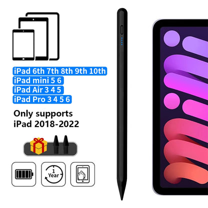 Stylus Pen For Apple Pencil with LED Power Indicators Palm Rejection Touch Pencil for 2022 2021 2020 2019 2018 iPad pencil
