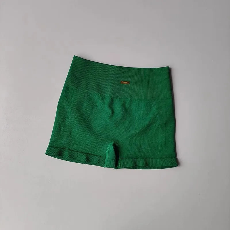 Women Yoga Shorts Fitness Shorts Breathable Sports Short Leggings High Waist Hip lift Workout Cycling Shorts Gym Running Shorts