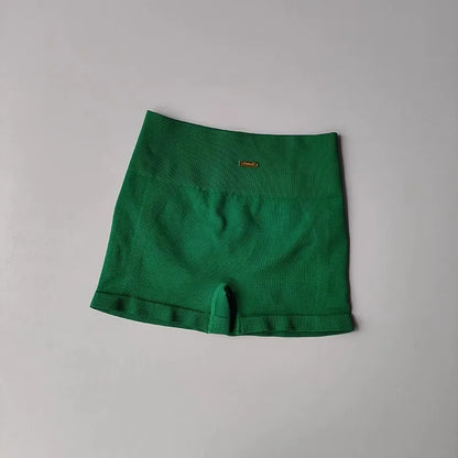 Women Yoga Shorts Fitness Shorts Breathable Sports Short Leggings High Waist Hip lift Workout Cycling Shorts Gym Running Shorts