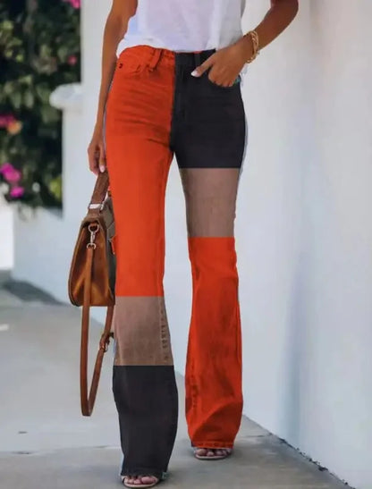 2025 New Plus Size Women's Casual Trousers Thin Style Jeans Women's Fashionable Elegant Design