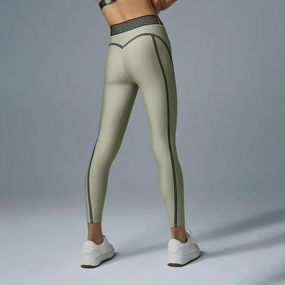 AL Yoga Fitness Suit Air Lift Line Up Bra Air Lift High Waist 7/8 Line Up Legging Slim Fit Comfortable Fitness Tops Tight Pants