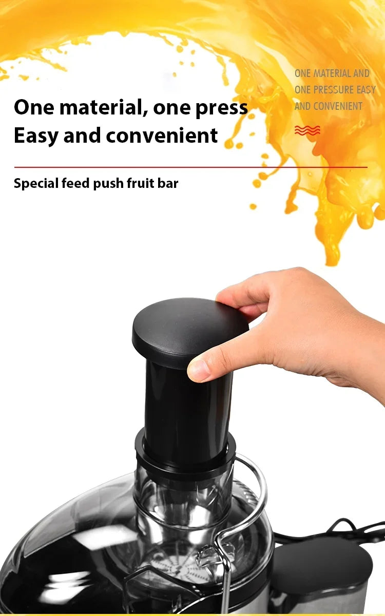 400W Juice Extractor, 22000RPM Motor with 3" Wide Chute for Whole Fruits/Vegetables, 2-Speed Juicer, Easy-Clean Design