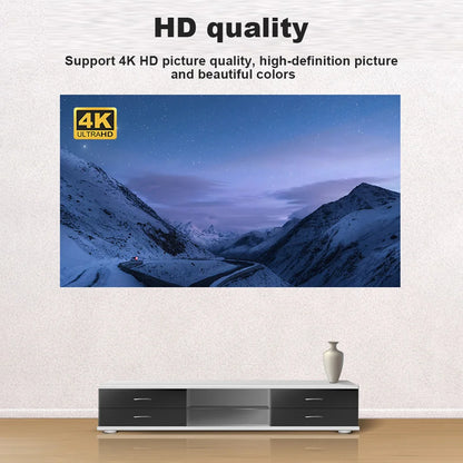 4K 16:9 HD Foldable Projector Screen Movie Projector Screen 60/72/84/92/100/110/120/130/133 in for Home Party Office Classroom