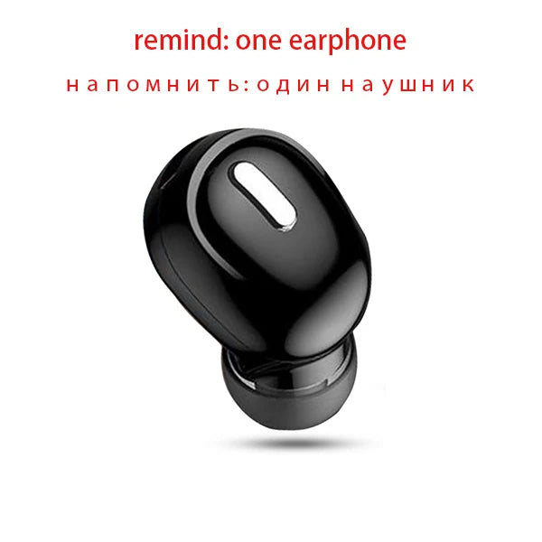 X9 Wireless Earphone Bluetooth-compatible 5.0 With Mic Single in-Ear Sports Headset For Xiaomi Huawei Stereo Sound Headphones