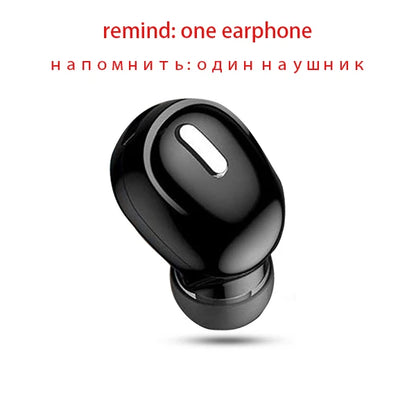 X9 Wireless Earphone Bluetooth-compatible 5.0 With Mic Single in-Ear Sports Headset For Xiaomi Huawei Stereo Sound Headphones