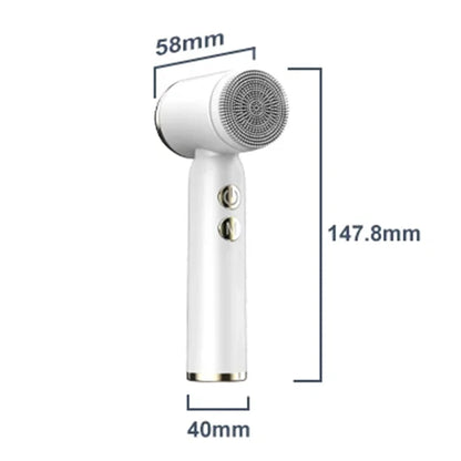 Portable 6-in-1 silicone electric Cleansing brush Facial pore cleaning and exfoliating waterproof Sonic cleansing brush